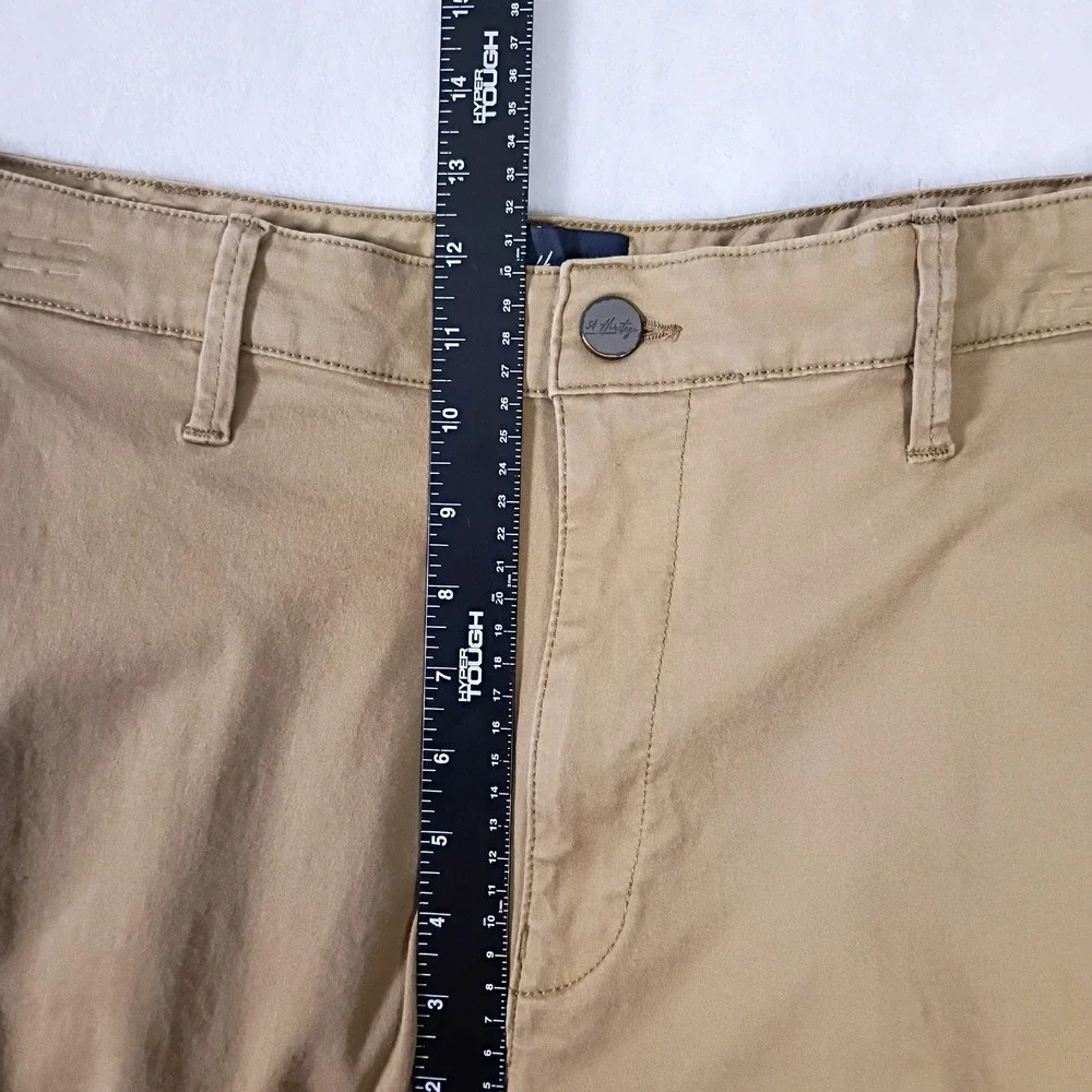 34 Heritage Charisma Chino Tan Khaki Comfort Rise Classic Fit Pants Mens 40x32